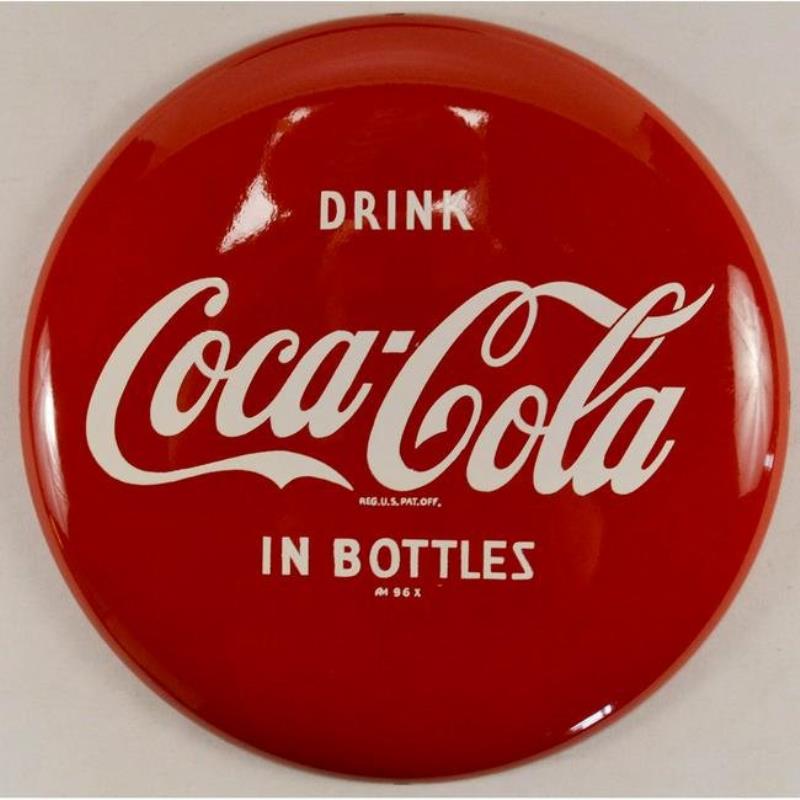 12" Coca-Cola Button (Disc) Sign