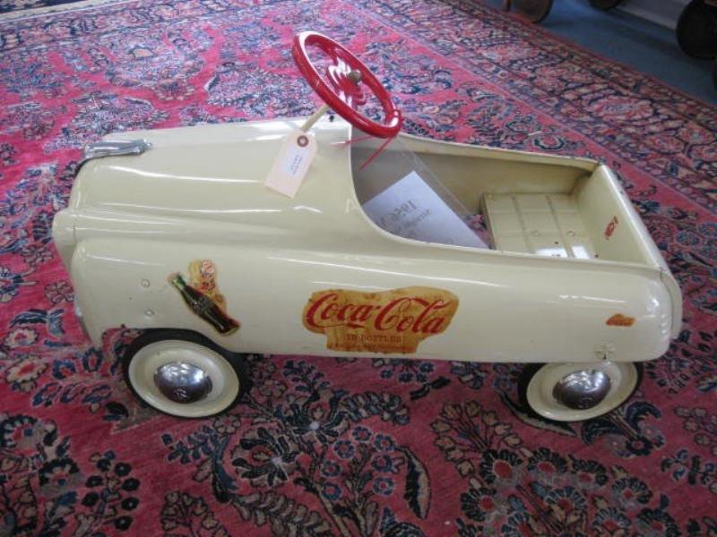 1956 Murray Pedal Car, Coca-Cola decoration.