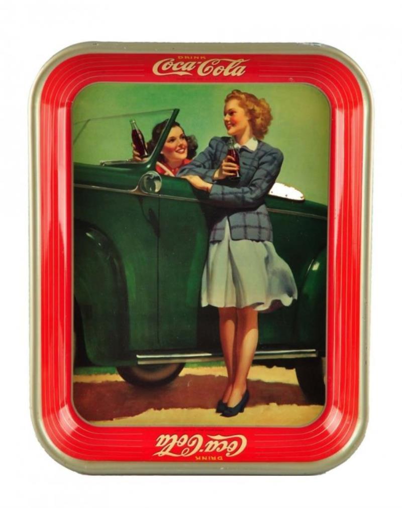 1942 Coca - Cola Serving Tray.