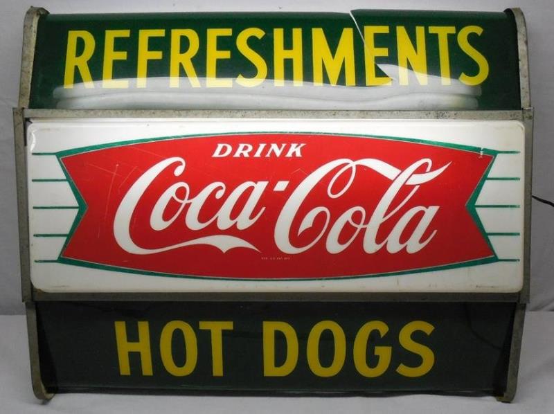 Coca-Cola Refreshments Sign
