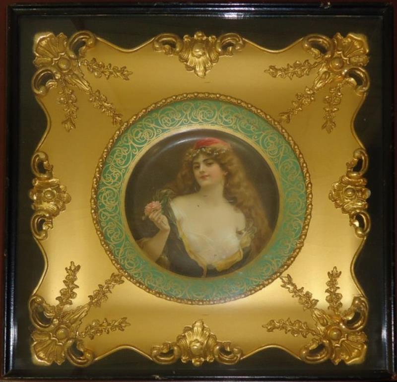 COCA-COLA VIENNA ART PLATE circa 1908-1912