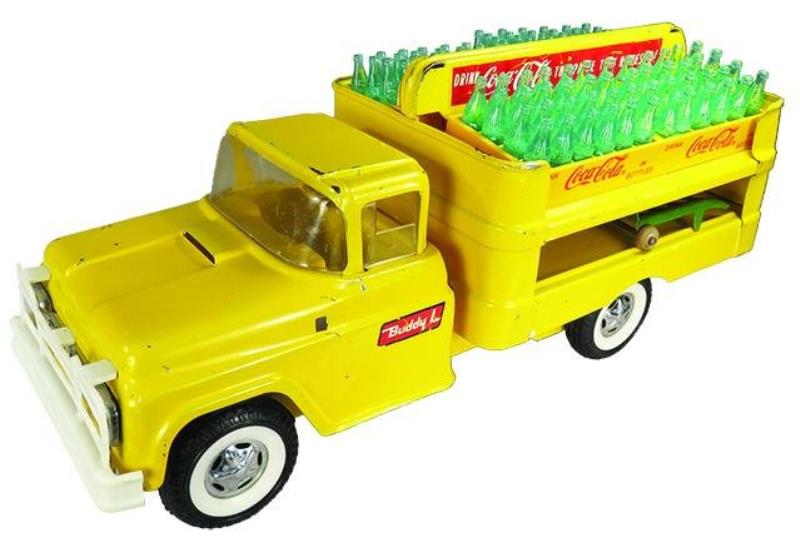 Buddy L Pressed Steel Toy Coca Cola Delivery Truck