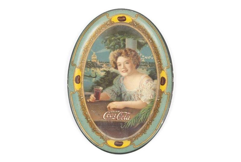 ORIGINAL COCA-COLA 1904 ST. LOUIS WORLD'S FAIR TIP TRAY