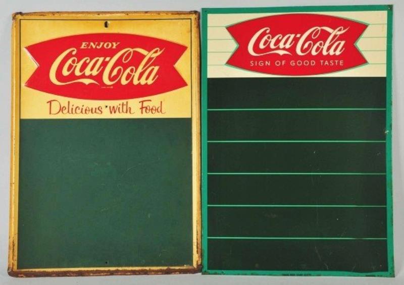 Tin Coca-cola Menu Boards Value & Price Guide