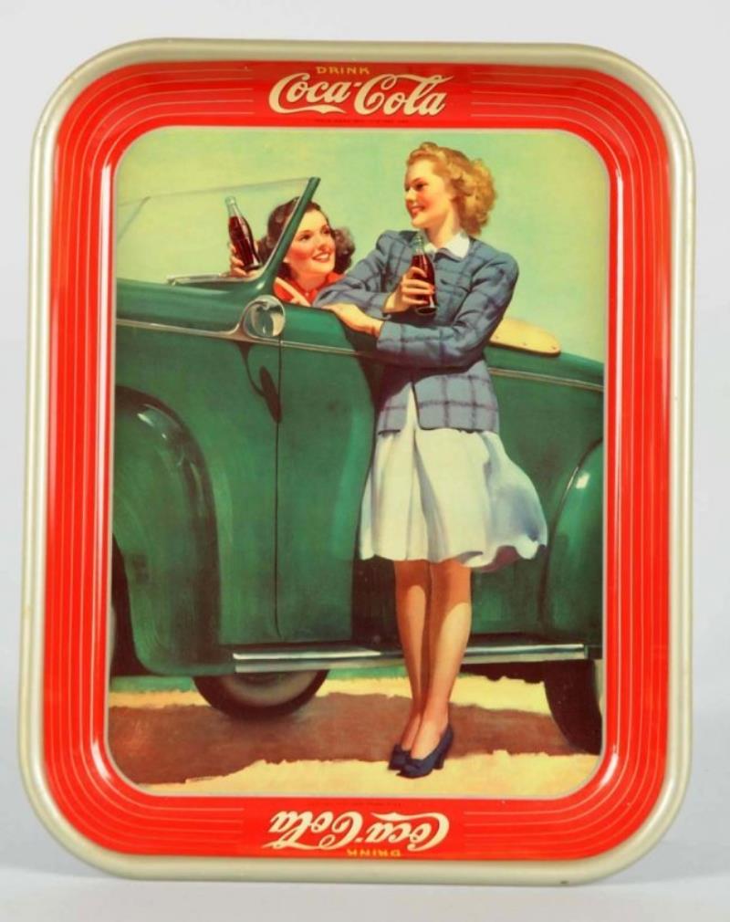 1942 Coca-Cola Serving Tray.