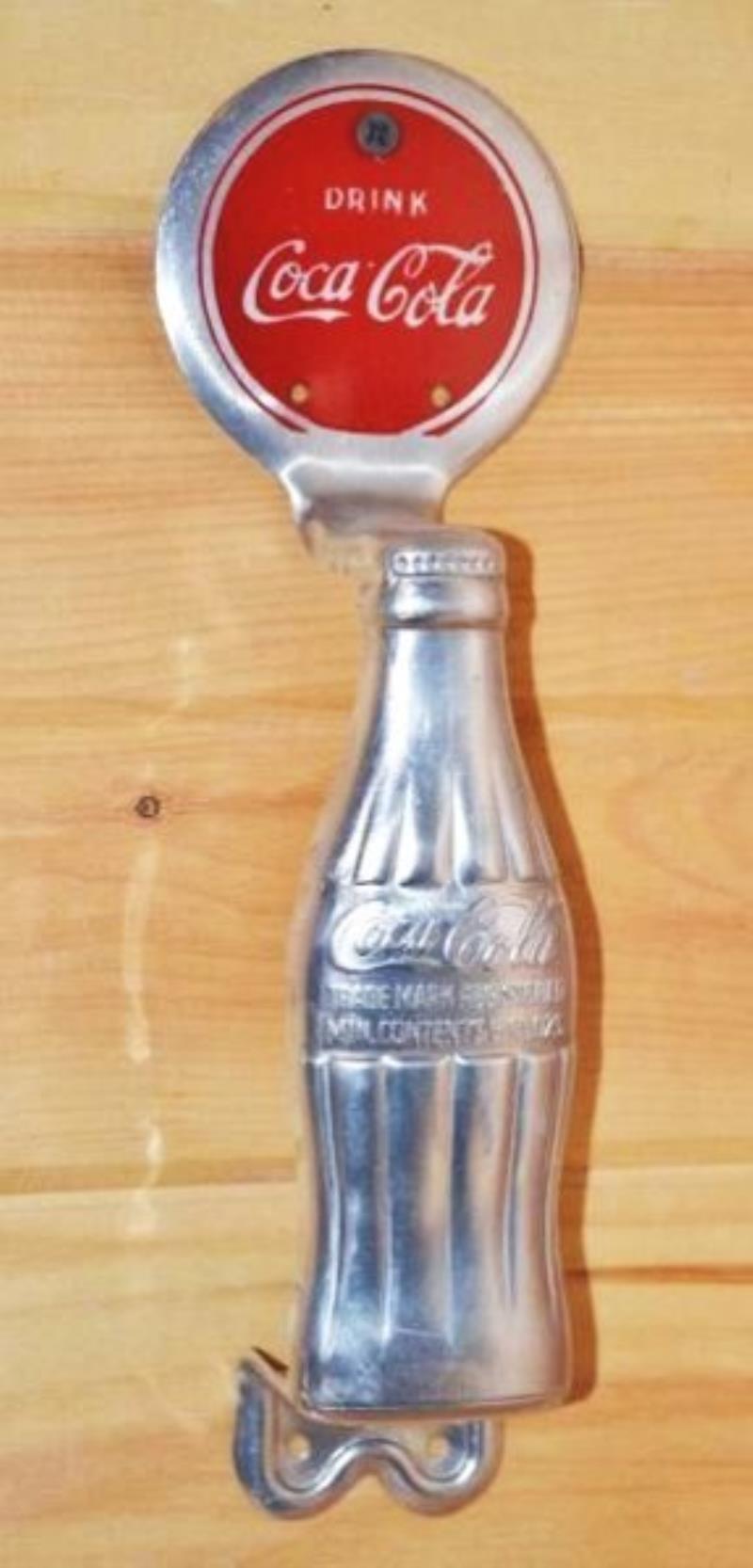 Drink Coca-Cola Bottle Shaped Door Pull.