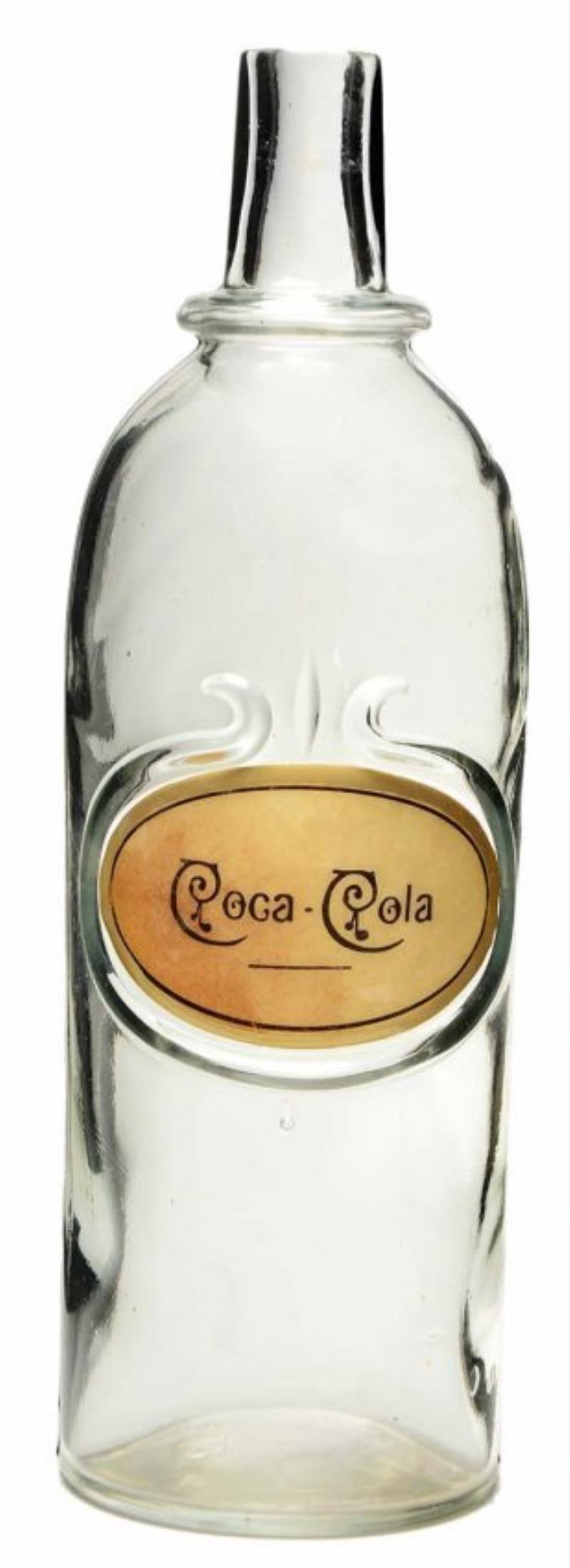 Early Coca - Cola Soda Fountain Syrup Bottle