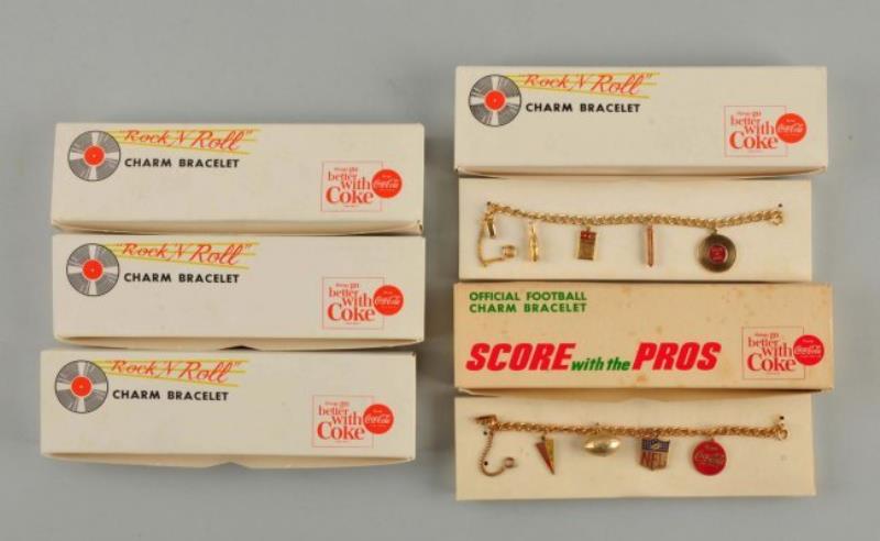 1960's Coca - Cola Charm Bracelets