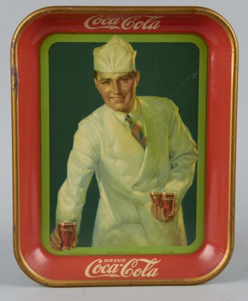Coca Cola Soda Jerk Tin Serving Tray