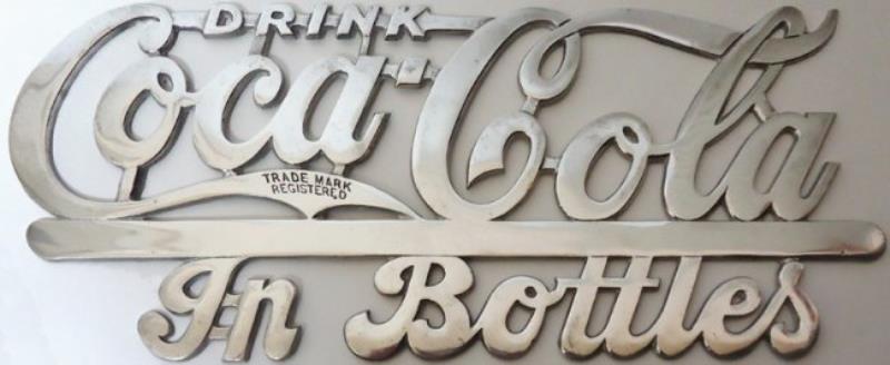 COCA-COLA TRUCK SIGN 1920'S