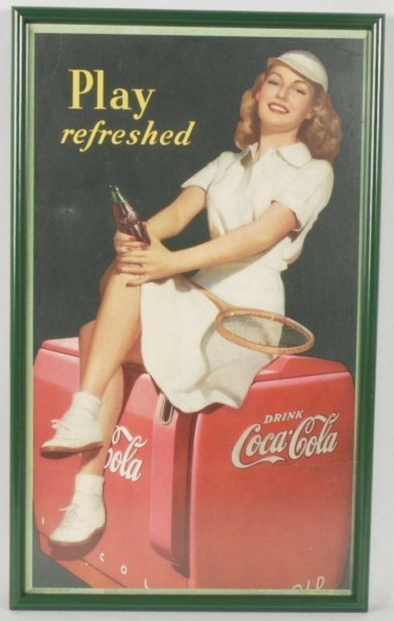 1949 Coca-Cola Small Vertical Poster.