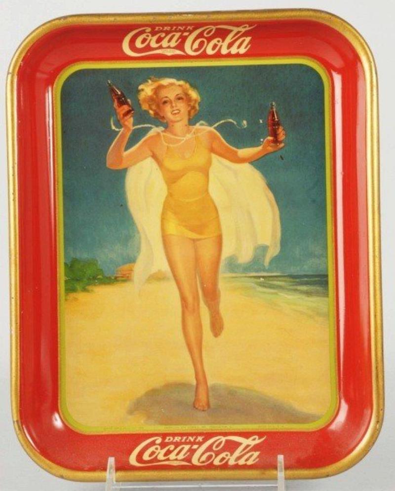 1937 Coca-Cola Serving Tray.