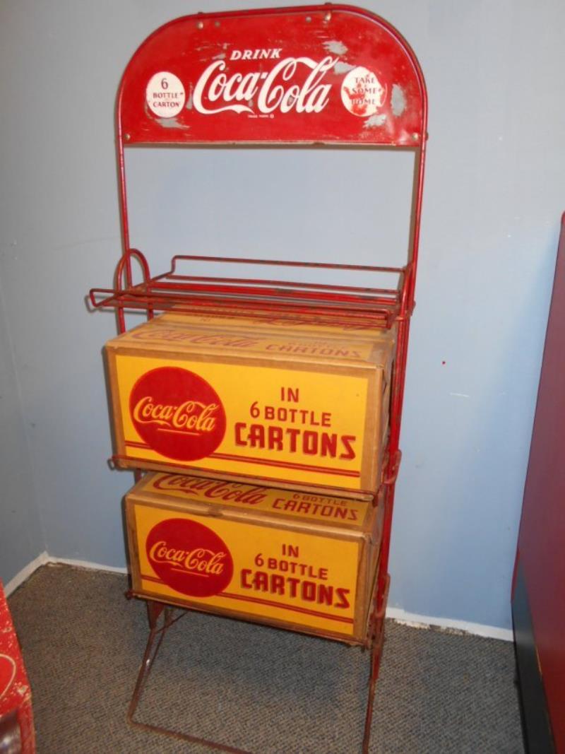 Coca Cola bottle carton rack