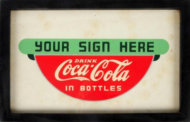 1930s-40s Coca-Cola Unusual Design.