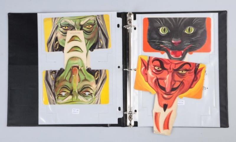 Complete Set Of 6 Coca-Cola Halloween Masks.