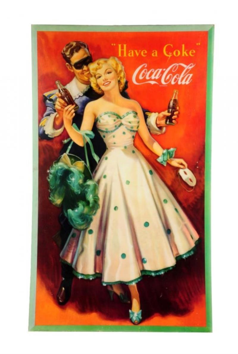 Coca Cola Large Cardboard Poster Value Price Guide