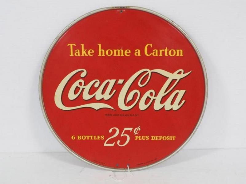 Coca Cola '6 Bottles for 25 cents' sign