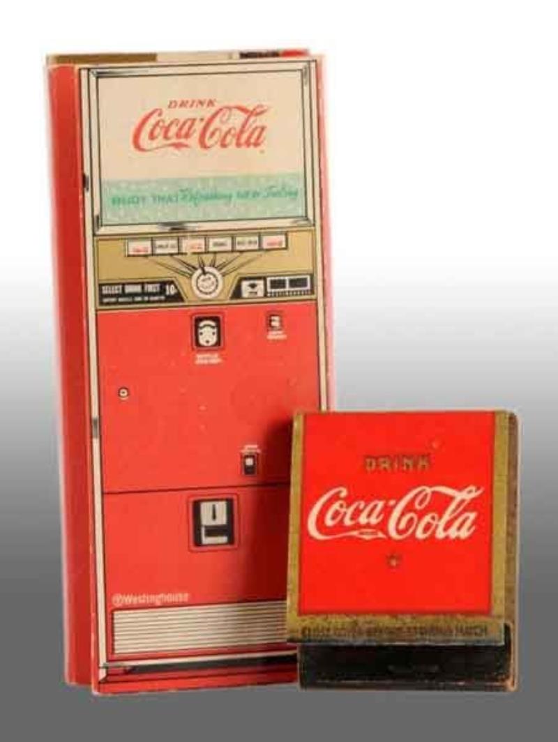 Cardboard Coca-Cola Westinghouse Vending Machine