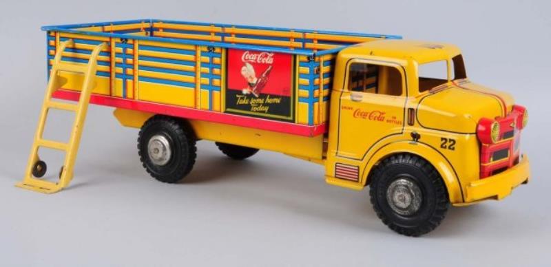 1950s Coca - Cola Marx Tin Toy Truck.
