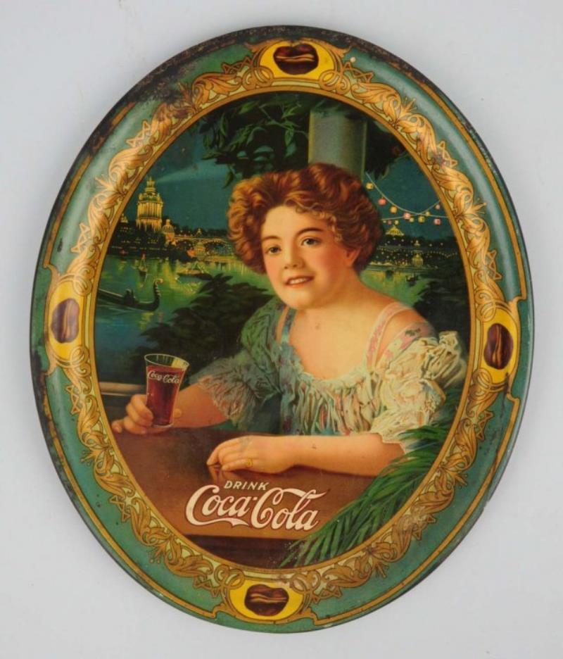 1909 Coca-Cola Oval Tray