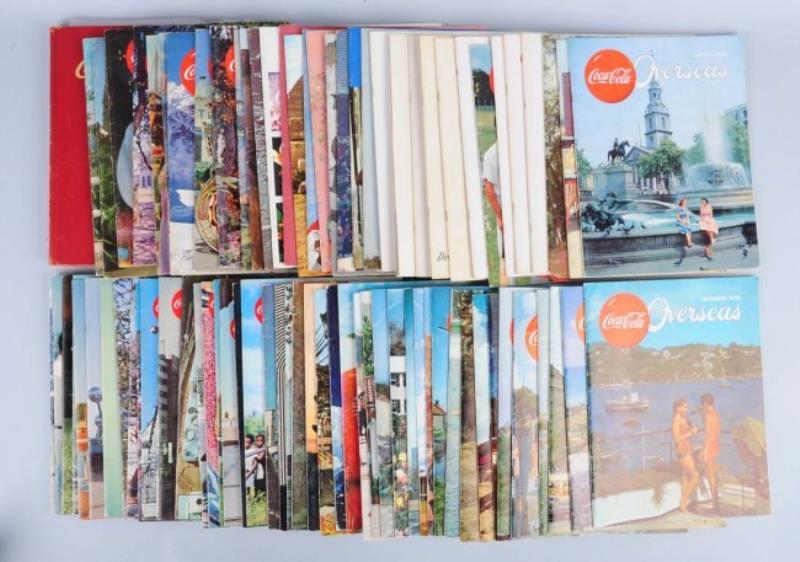 Lot of 75+ Coca - Cola Overseas Magazines