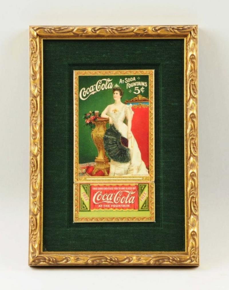 1905 Smaller Coca-Cola Ad Card & Coupon