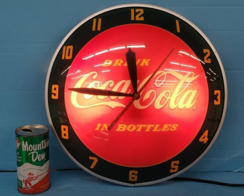 Coca Cola Light-up Clock Value & Price Guide