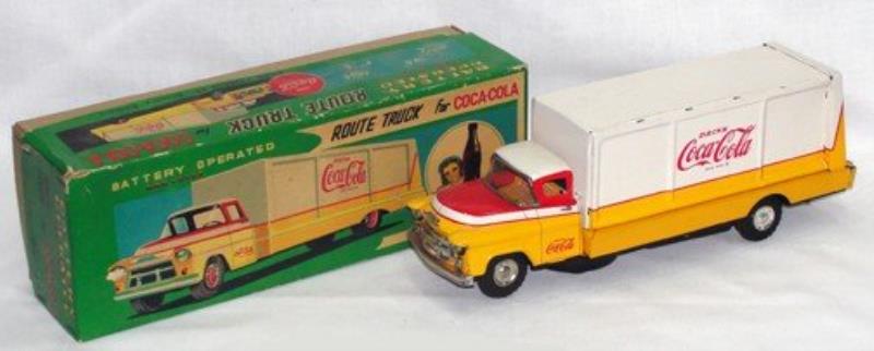 Allen Haddock Route Truck Coca Cola Battery Operat