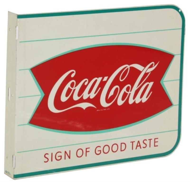 Coca-Cola 2 Sided Wall Sign
