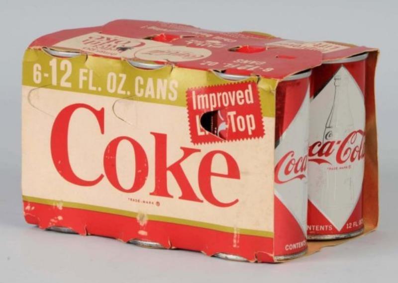 Cardboard Coca-Cola 6-Pack Carrier for Cans