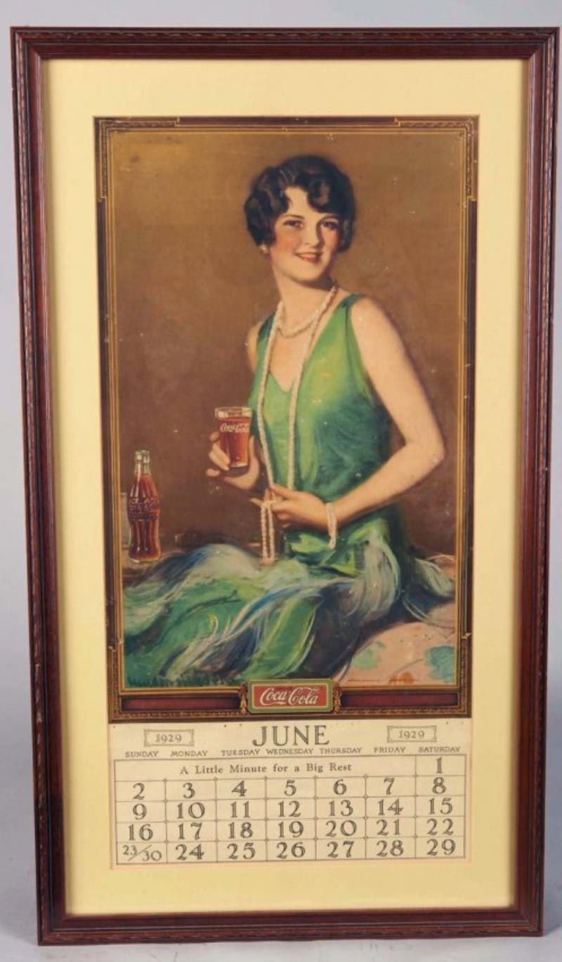 Coca Cola 1919 Litho Advertising Calendar Value & Price Guide