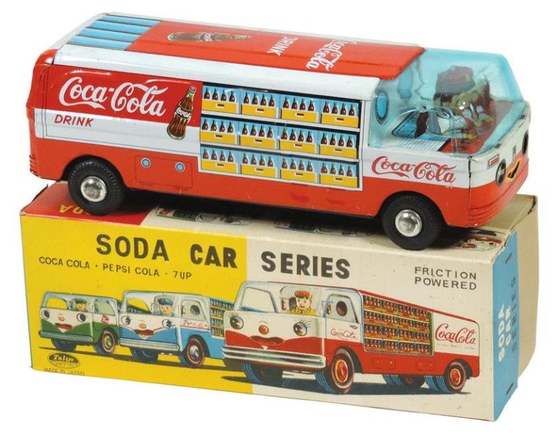 Coca-Cola Toy Truck w/Box, Japanese Soda Car Series,