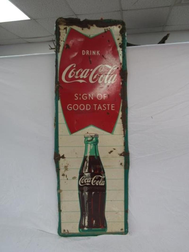 1960 Robertson Coca-Cola Fishtail Sign