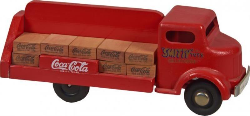 Smith-Miller, Coca Cola Wood & Metal Toy Delivery Truck