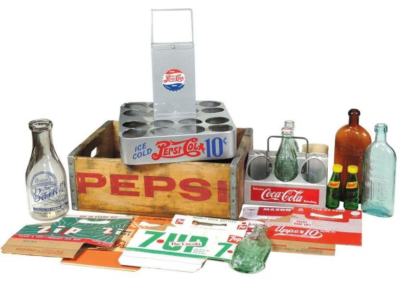 Collection of Coca Cola Bottle Items Value & Price Guide