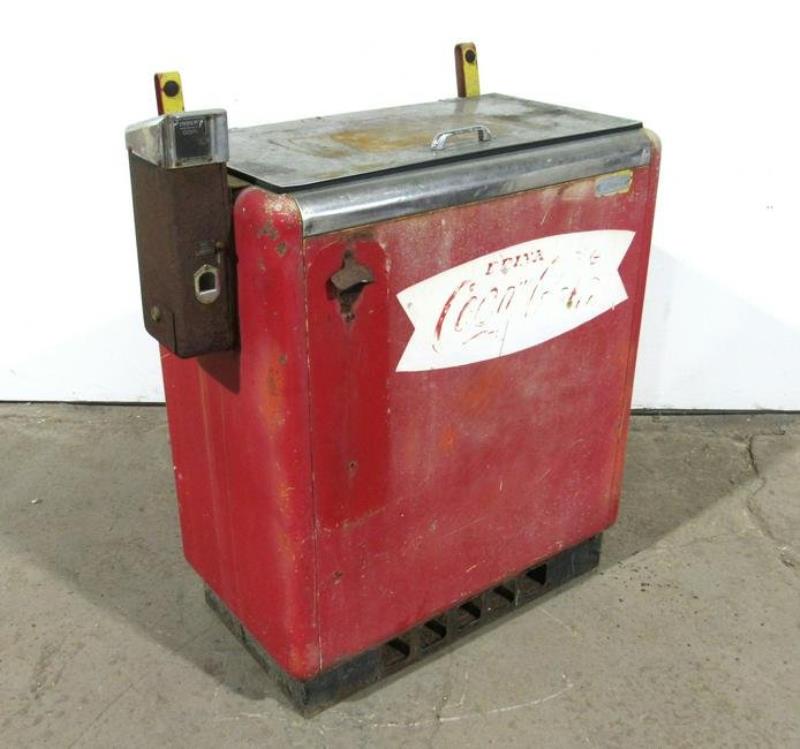 Ideal Coca Cola Coin Operated Chest Cooler