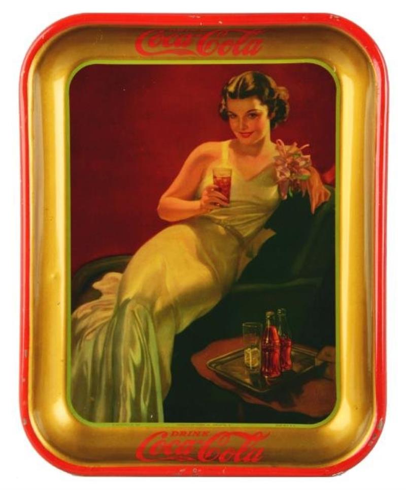 1936 Coca-Cola Serving Tray.