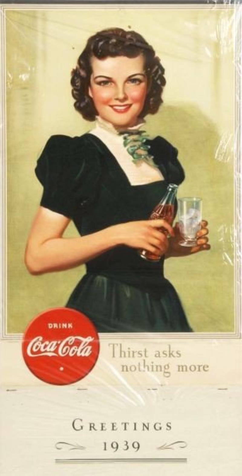 1939 Coca-Cola Calendar.