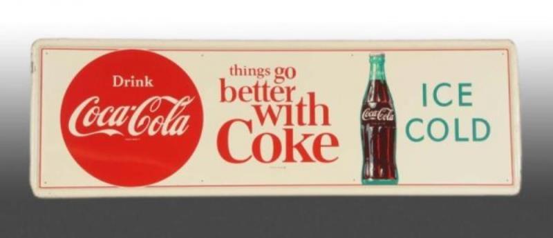 Tin Coca-Cola Sign.