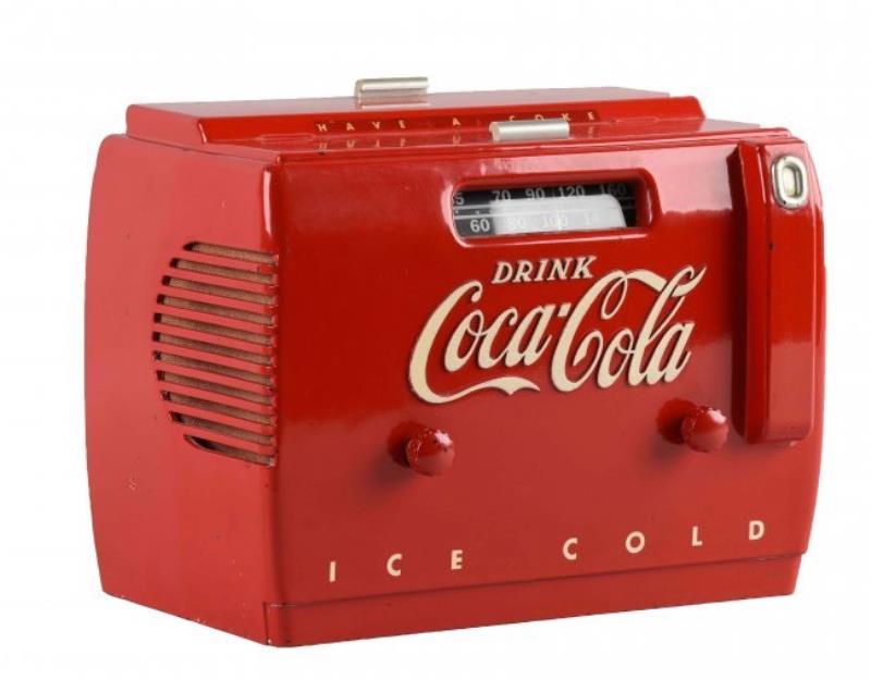 1950's Coca-Cola Cooler Radio.