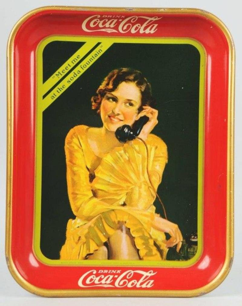 1930 Tin Coca-Cola Serving Tray