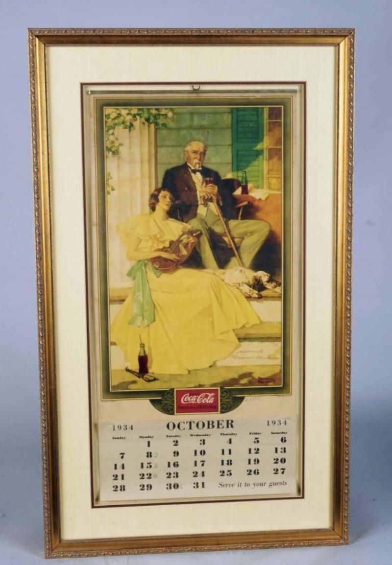 Coca Cola Norman Rockwell Advertising Calendar.