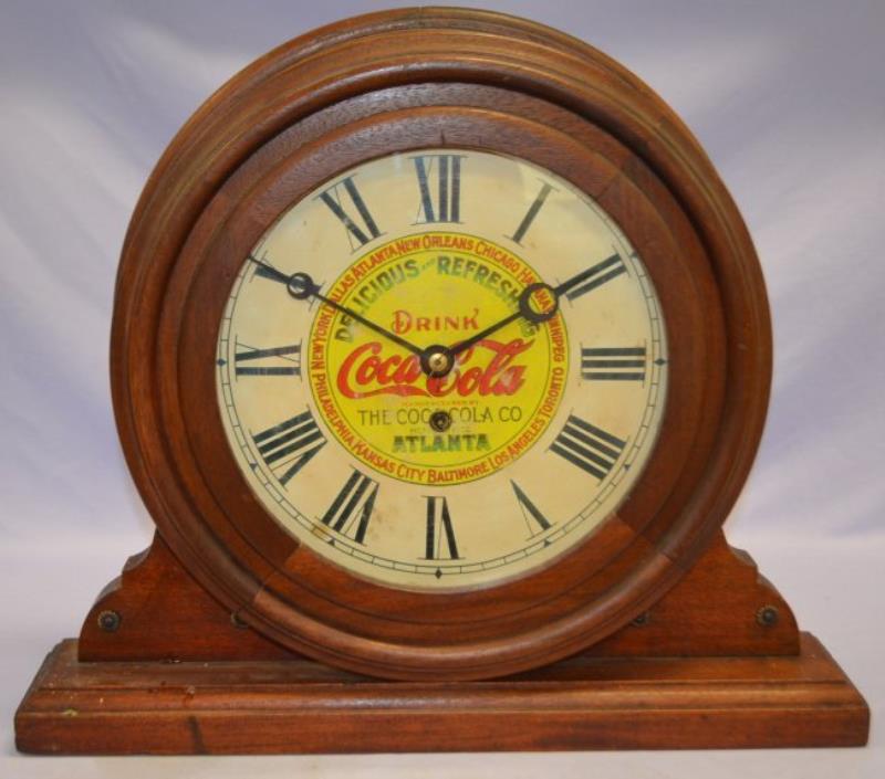 Antique Waterbury Advertising Shelf Clock