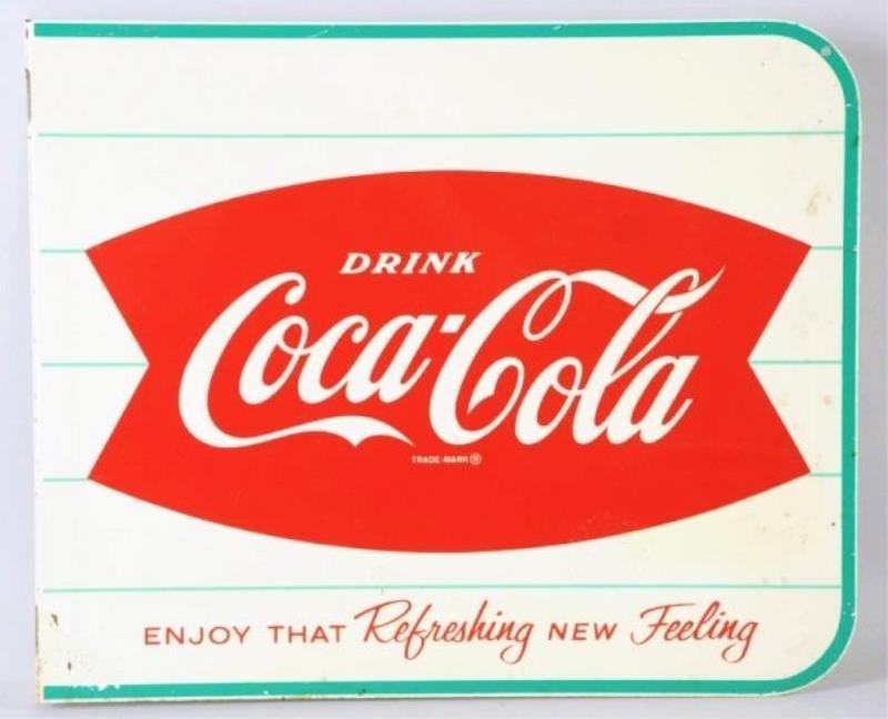 1961 Coca-Cola Tin Flange Sign.