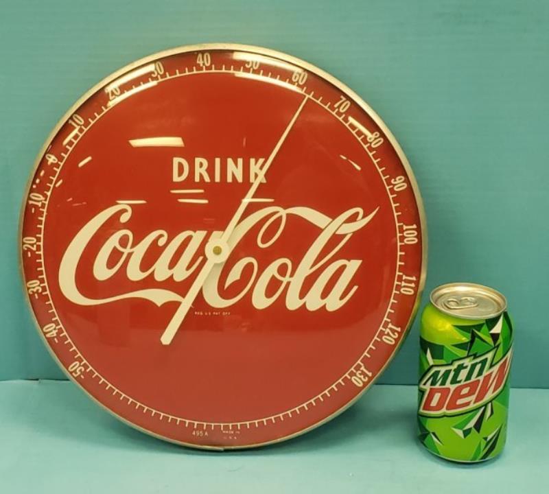 Drink Coca Cola Round Thermometer