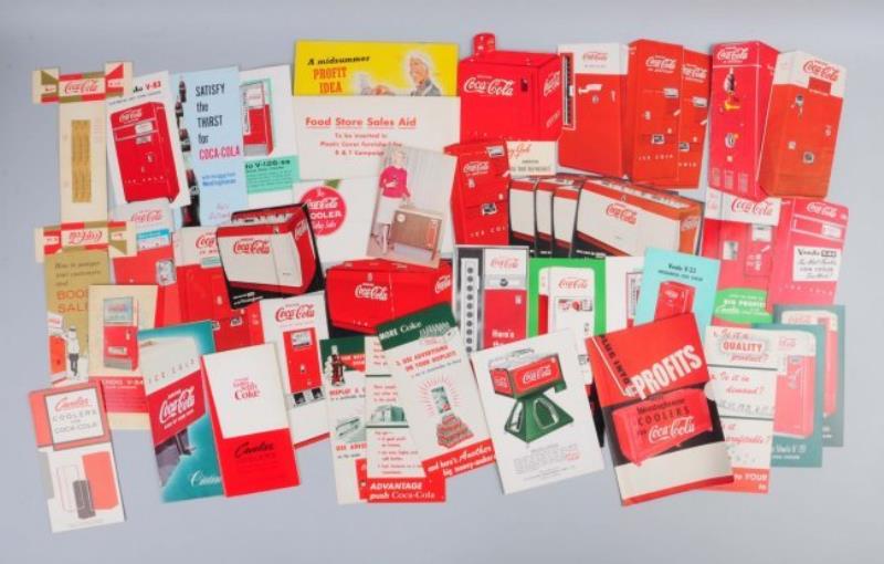 Lot Of Coca-Cola Profit Booklet & Cooler Brochures