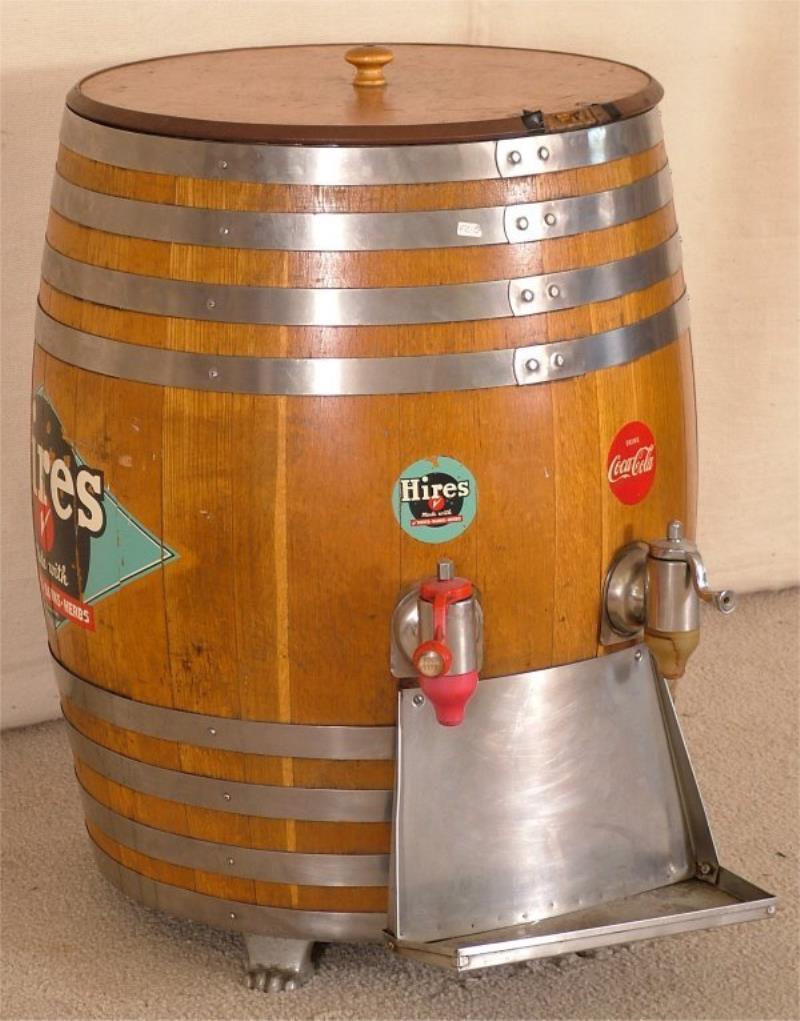 OAK HIRES/COCA COLA SODA FOUNTAIN DISPENSER BARRE