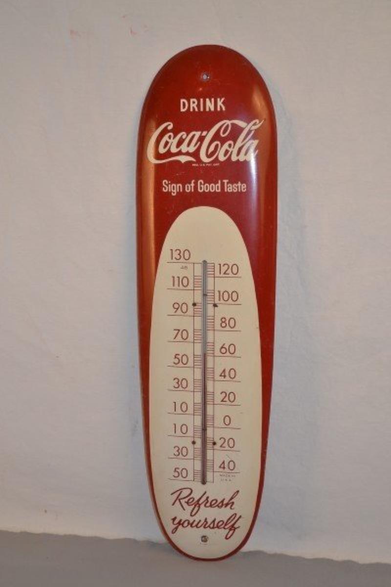 Drink Coca-Cola "Sign of Good Taste", cigar-shape