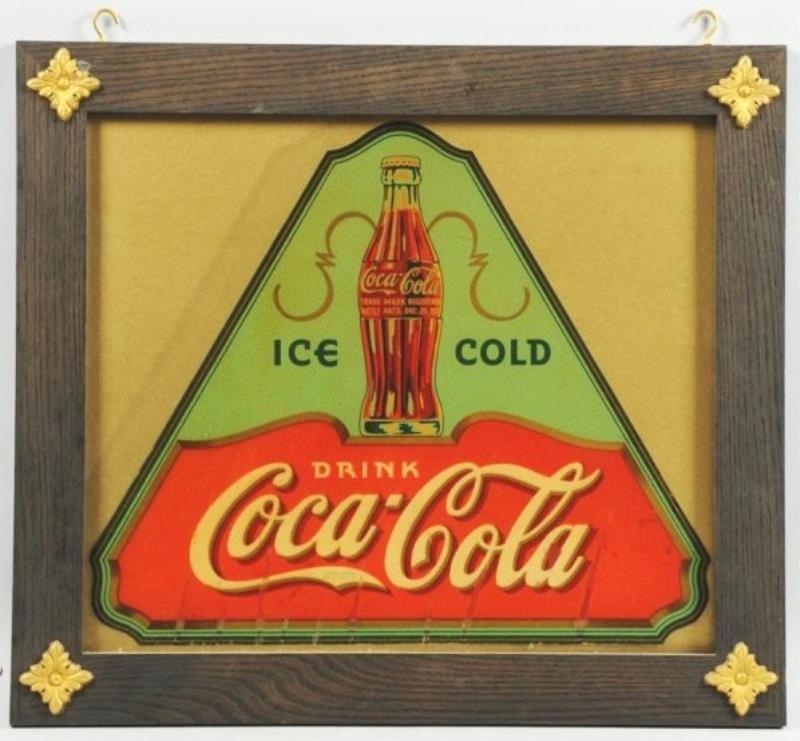 1930s Coca-Cola Applied Decal.
