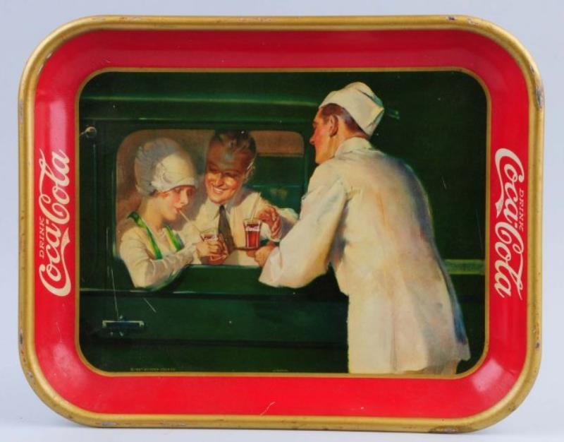 1927 Coca-Cola Serving Tray.